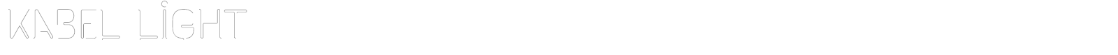 Kabel Light font preview